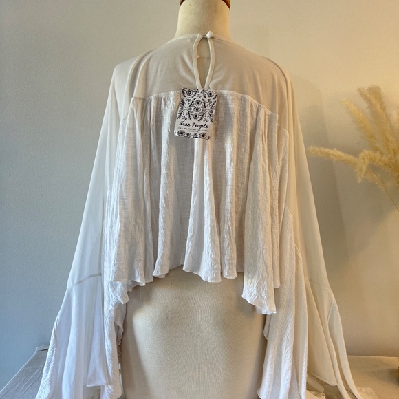 NWT Free People white blouse - Picture 6 of 8